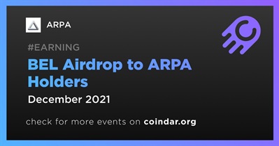 BEL Airdrop to ARPA Holders