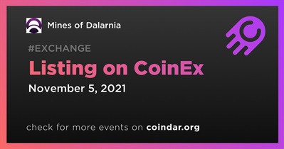 Listing on CoinEx