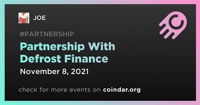 Partnership With Defrost Finance