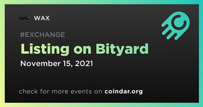 Listing on Bityard