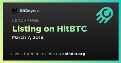 Listing on HitBTC