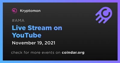 Live Stream on YouTube