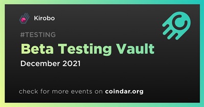 Beta Testing Vault