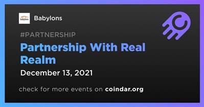 Partnership With Real Realm