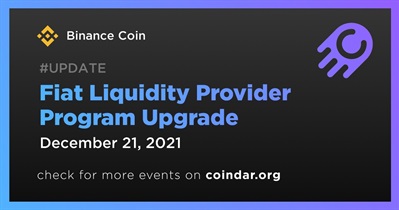 Fiat Liquidity Provider Program Upgrade