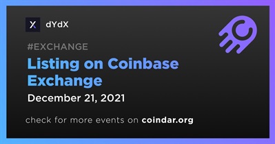 Listing on Coinbase Exchange