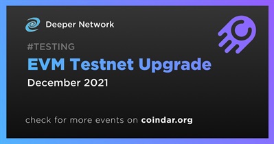 EVM Testnet Upgrade