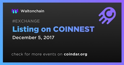 Listing on COINNEST