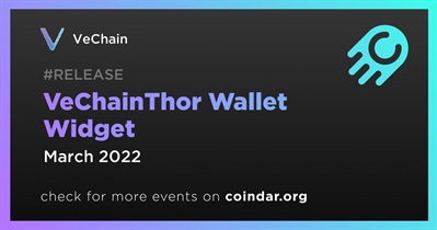 VeChainThor Wallet Widget