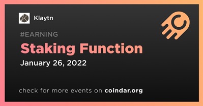 Staking Function