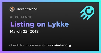 Listing on Lykke