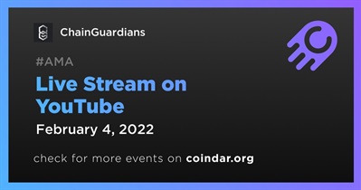 Live Stream on YouTube