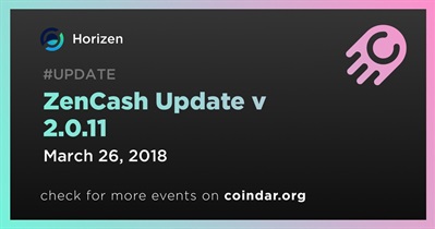 ZenCash Update v 2.0.11