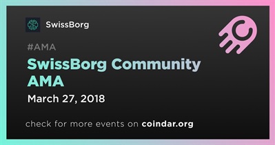 SwissBorg Community AMA