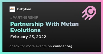 Partnership With Metan Evolutions