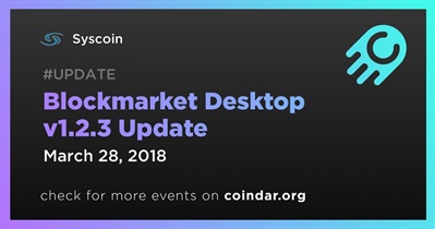 Blockmarket Desktop v1.2.3 Update