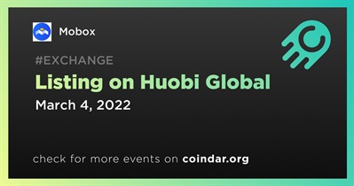 Listing on Huobi Global