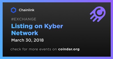 Listing on Kyber Network