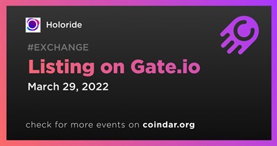Listing on Gate.io