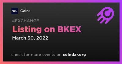Listing on BKEX