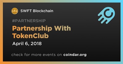 Partnership With TokenClub