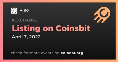 Listing on Coinsbit