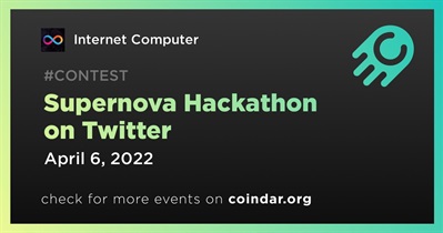 Supernova Hackathon on Twitter