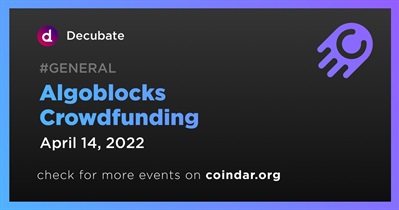 Algoblocks Crowdfunding