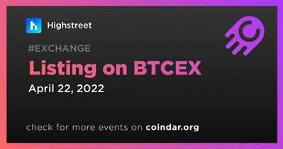 Listing on BTCEX