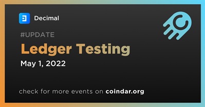 Ledger Testing