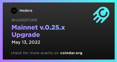 Mainnet v.0.25.x Upgrade