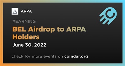 BEL Airdrop to ARPA Holders