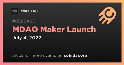 MDAO Maker Launch