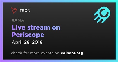 Live stream on Periscope