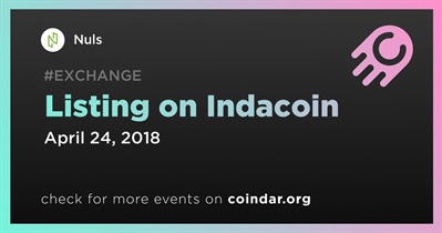 Listing on Indacoin