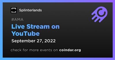 Live Stream on YouTube