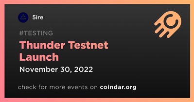 Thunder Testnet Launch