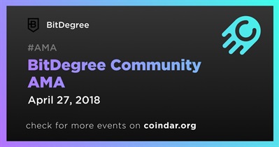 BitDegree Community AMA