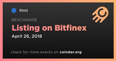 Listing on Bitfinex