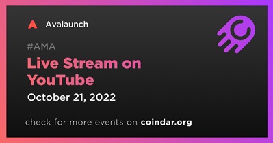 Live Stream on YouTube