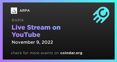 Live Stream on YouTube