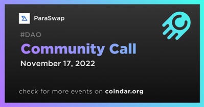 Community Call