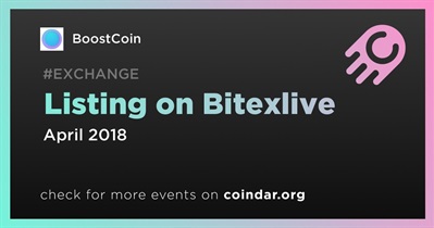 Listing on Bitexlive