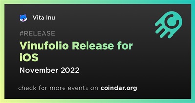 Vinufolio Release for iOS