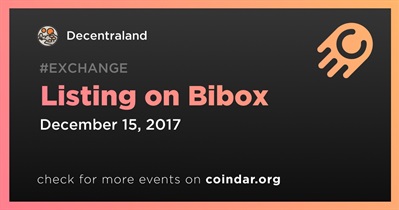 Listing on Bibox