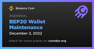 BEP20 Wallet Maintenance