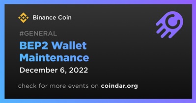 BEP2 Wallet Maintenance