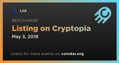 Listing on Cryptopia