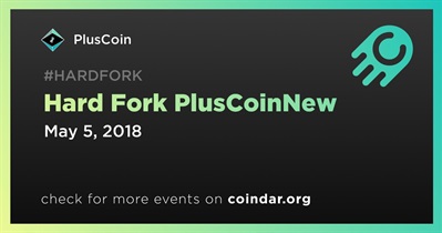 Hard Fork PlusCoinNew