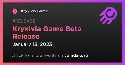 Kryxivia Game Beta Release